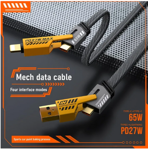 4 in 1 Data Cable  – USB-C & Lightning Connectors