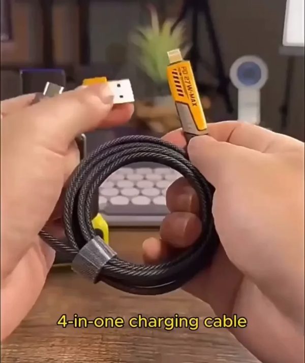 4 in 1 Data Cable  – USB-C & Lightning Connectors