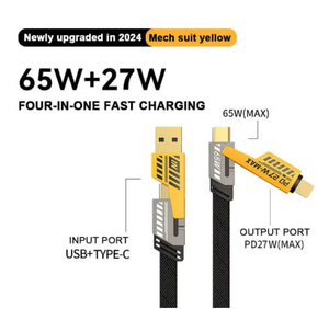 4 in 1 Data Cable  – USB-C & Lightning Connectors