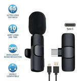 Wireless Mic K9 Dual Microphone Mic Plug