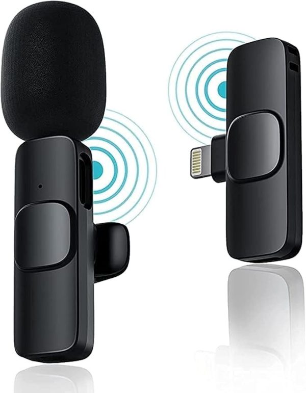Wireless Mic K9 Dual Microphone Mic Plug